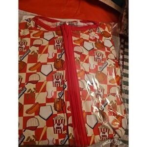 Bamboo Zippy Red Baseball  Glove Home Plate Popcorn Bat 2 T